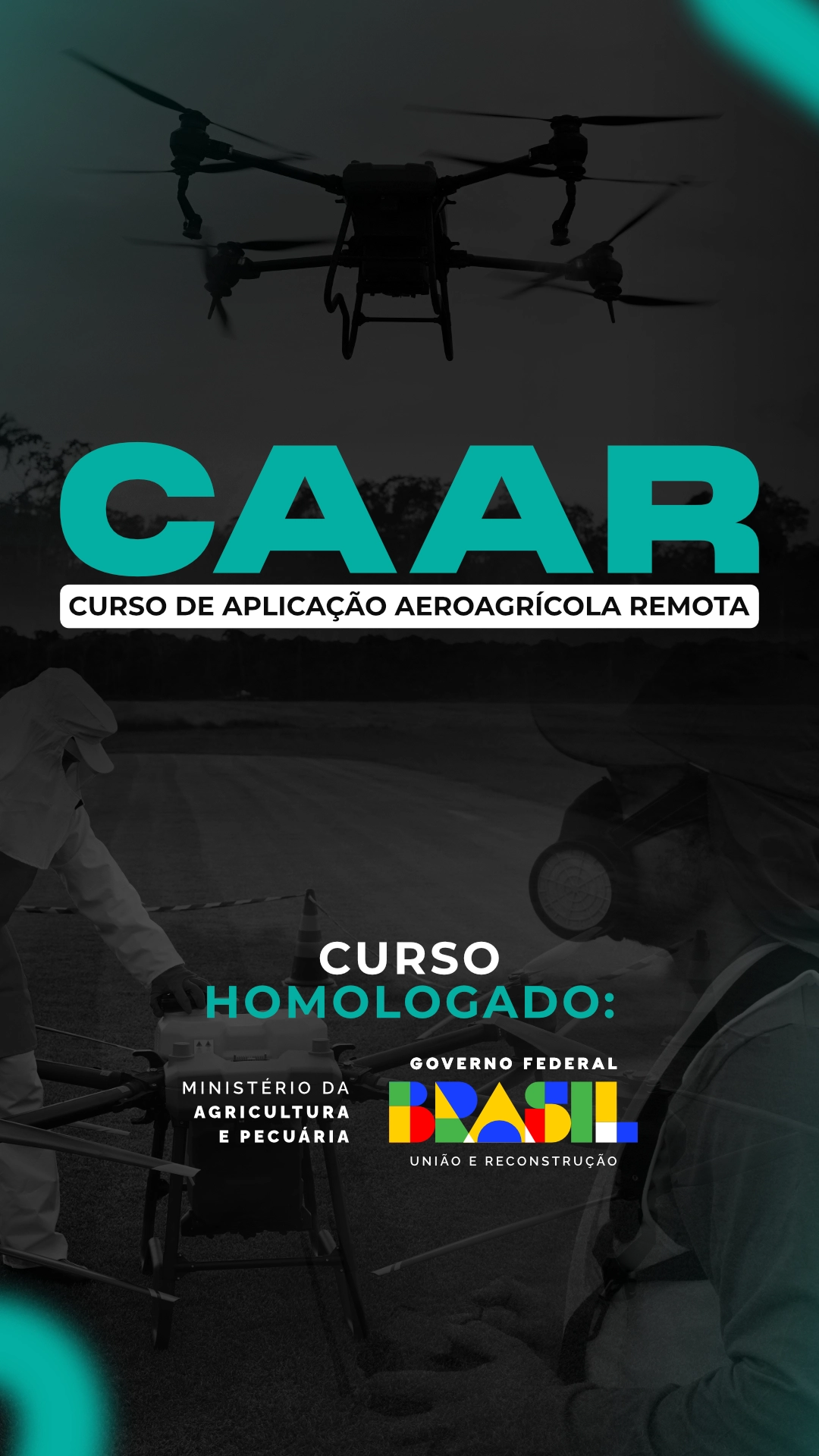 CURSO ONLINE CAAR - CURSO DE APLICAÇÃO AEROAGRÍCOLA REMOTA